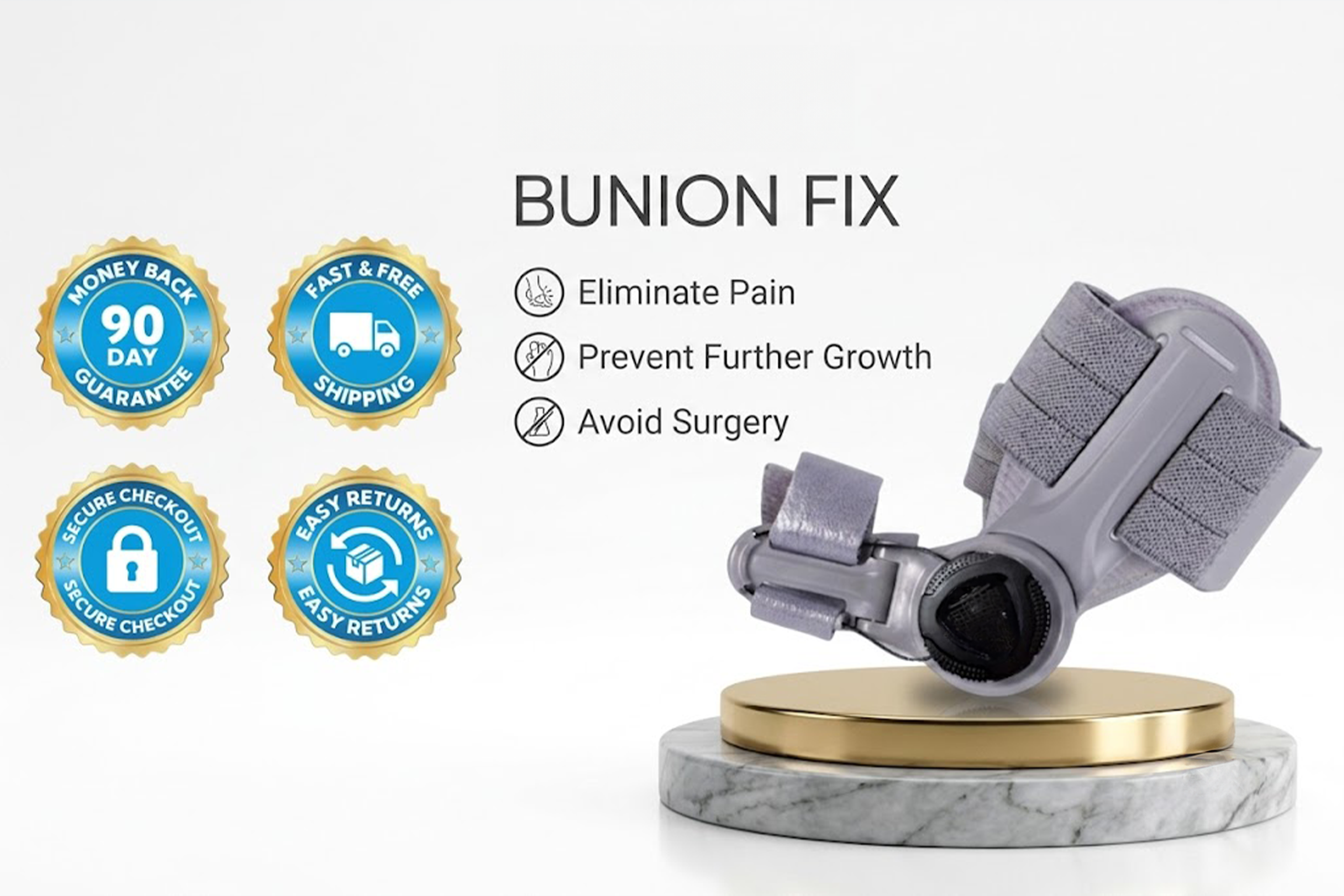 Editorial image supplied for this bunion comfort report.